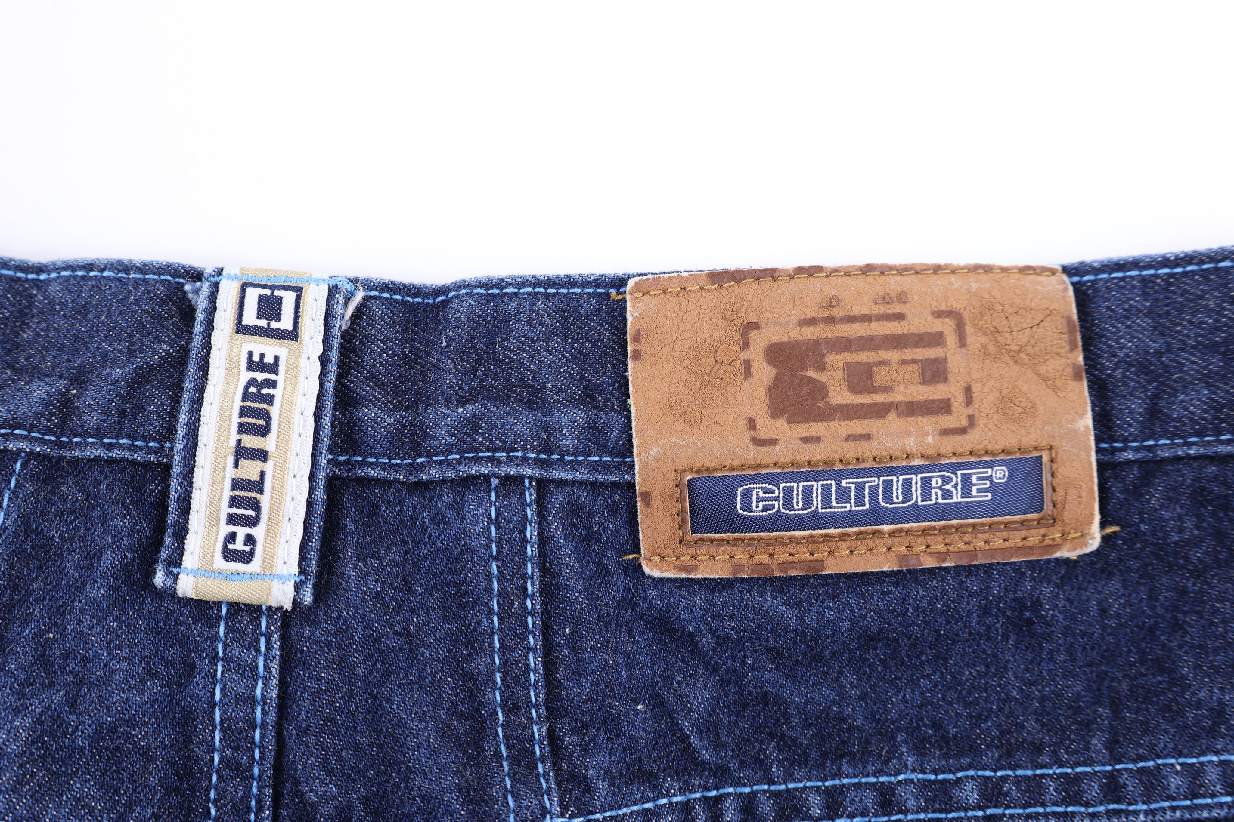 Y2K Culture Dark Wash Denim Shorts - Pants/Shorts - Thrifted Threads