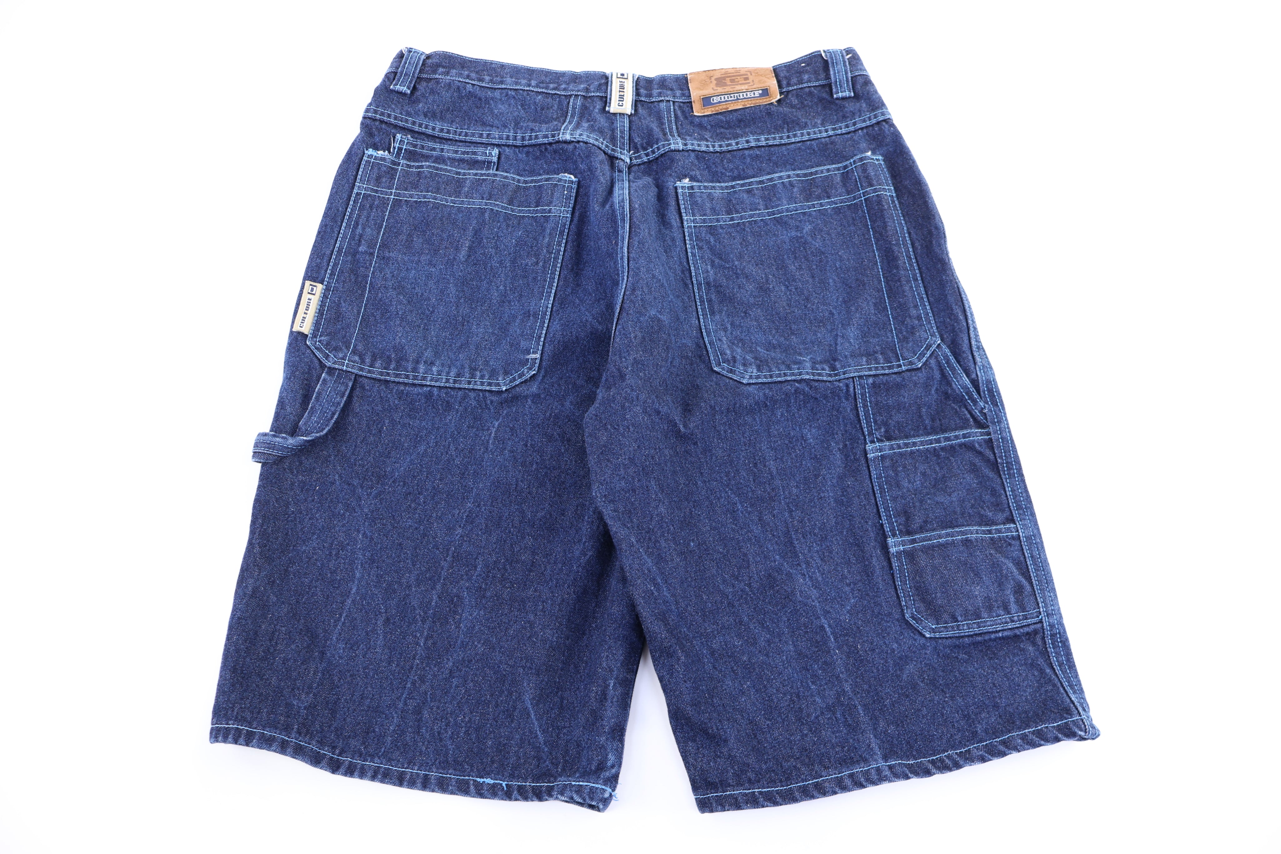 Y2K Culture Dark Wash Denim Shorts - Pants/Shorts - Thrifted Threads