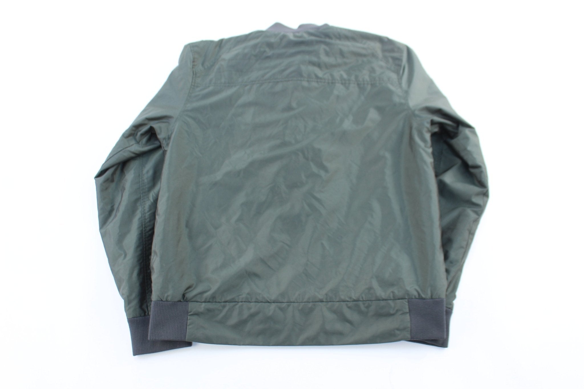 Y2K DC Green Bomber Zip Up Jacket - Jacket - Thrifted Threads