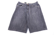 Y2K Delf Grey Embroidered Denim shorts - Pants/Shorts - Thrifted Threads