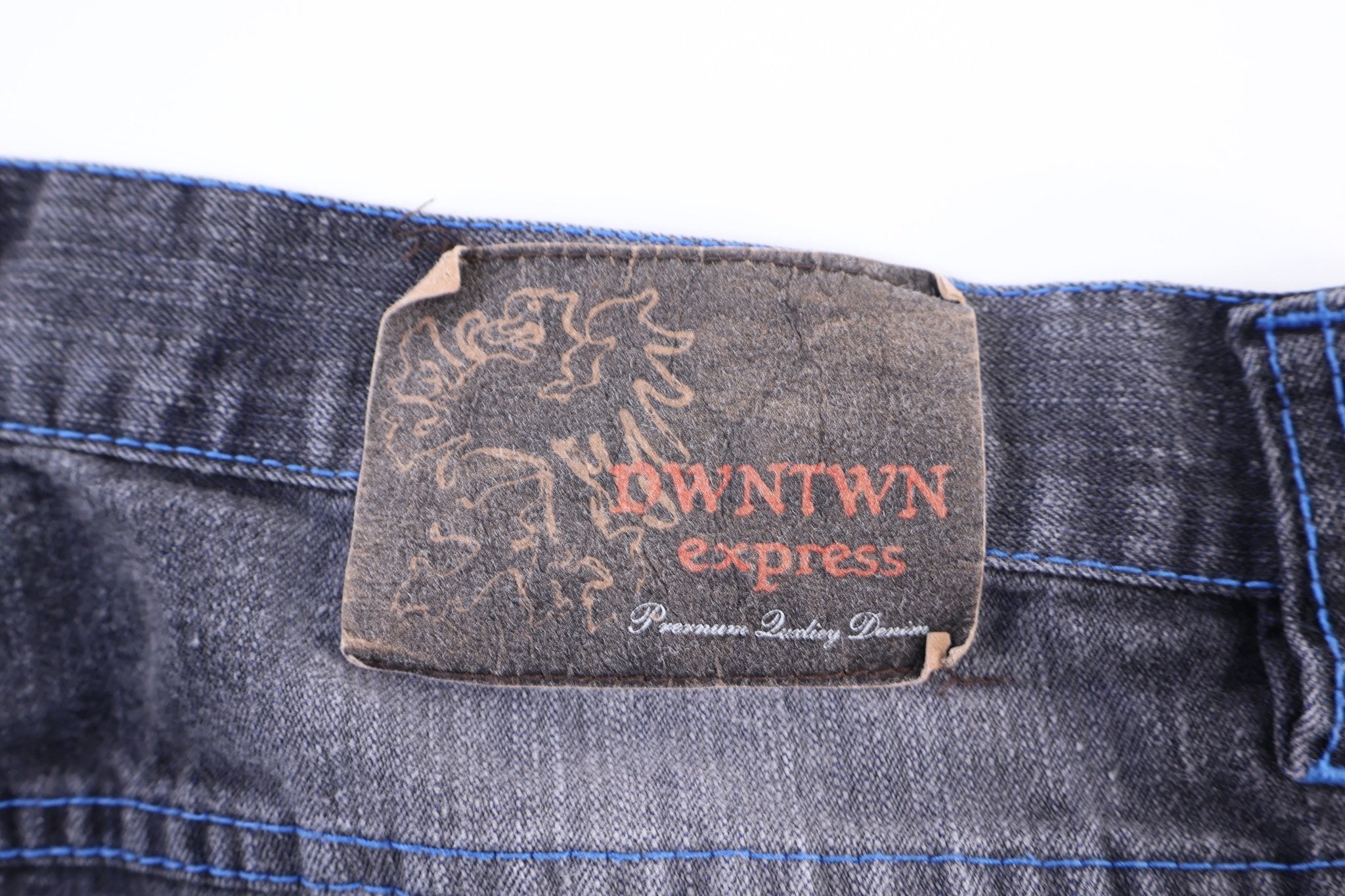 Y2K Downtown Express Dark Wash Denim Shorts - Pants/Shorts - Thrifted Threads