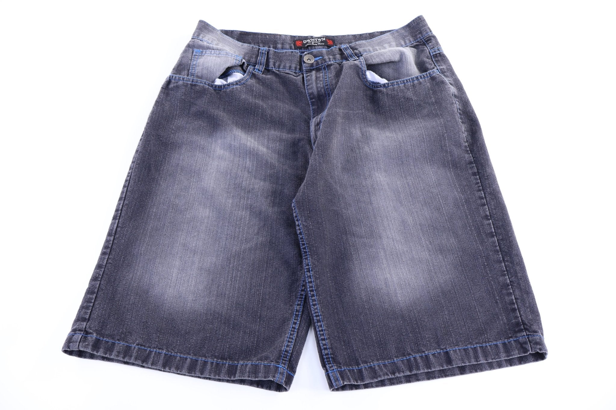 Y2K Downtown Express Dark Wash Denim Shorts - Pants/Shorts - Thrifted Threads