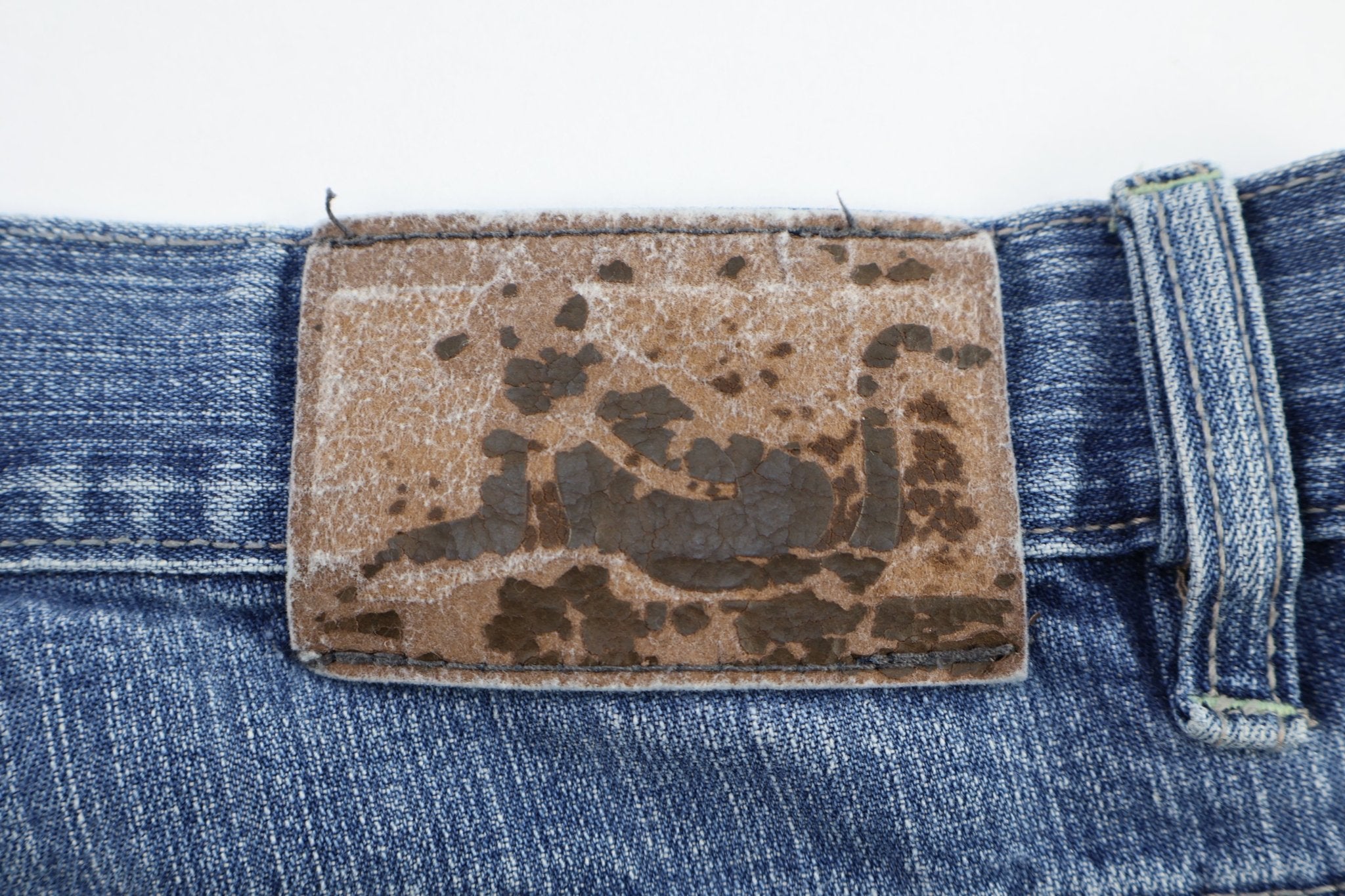 Y2K Drunk Monkey Light Wash Denim Shorts - Pants/Shorts - Thrifted Threads