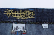 Y2K Drunken Monkey Dark Wash Denim Jeans - ThriftedThreads.com