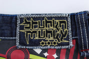 Y2K Drunken Monkey Dark Wash Denim Jeans - ThriftedThreads.com