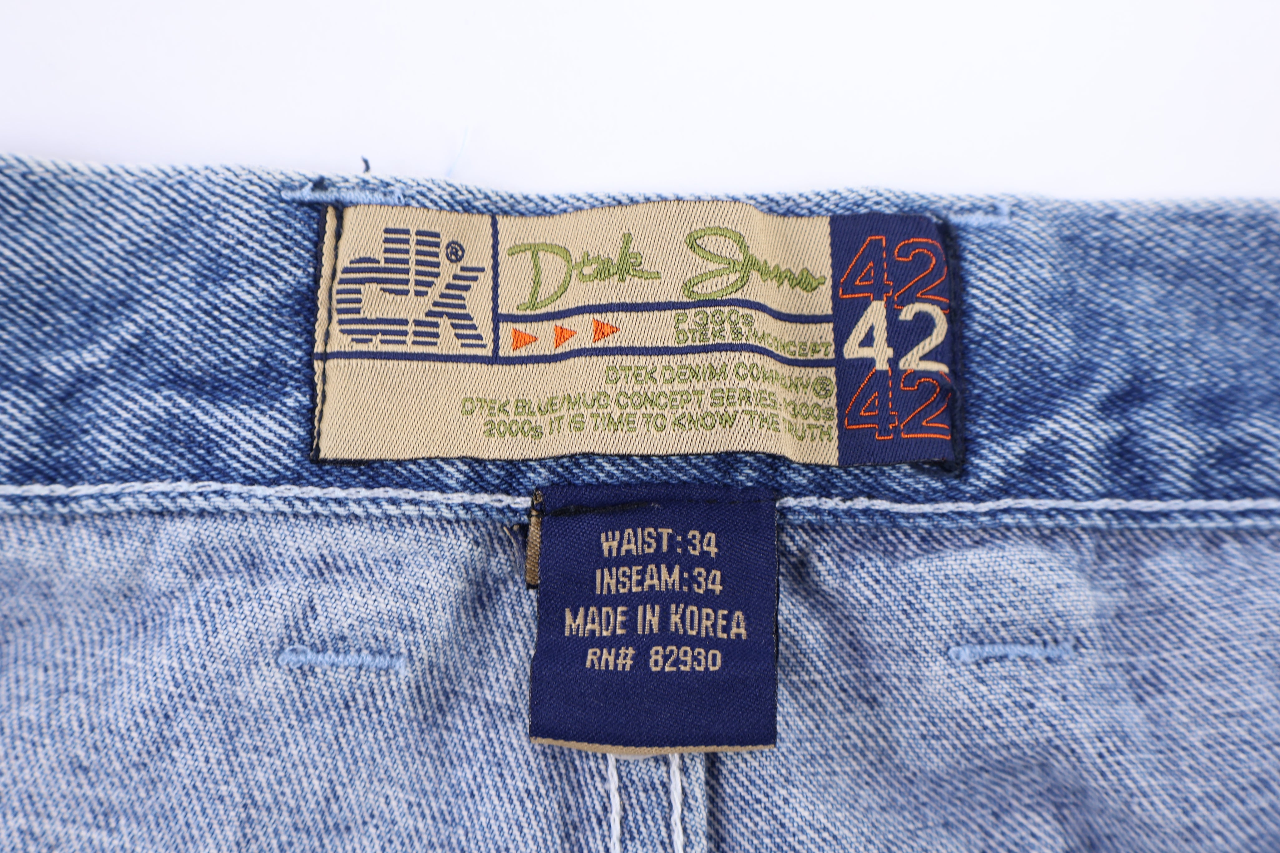Y2K Dtek Medium Wash Denim Jeans - Pants/Shorts - Thrifted Threads