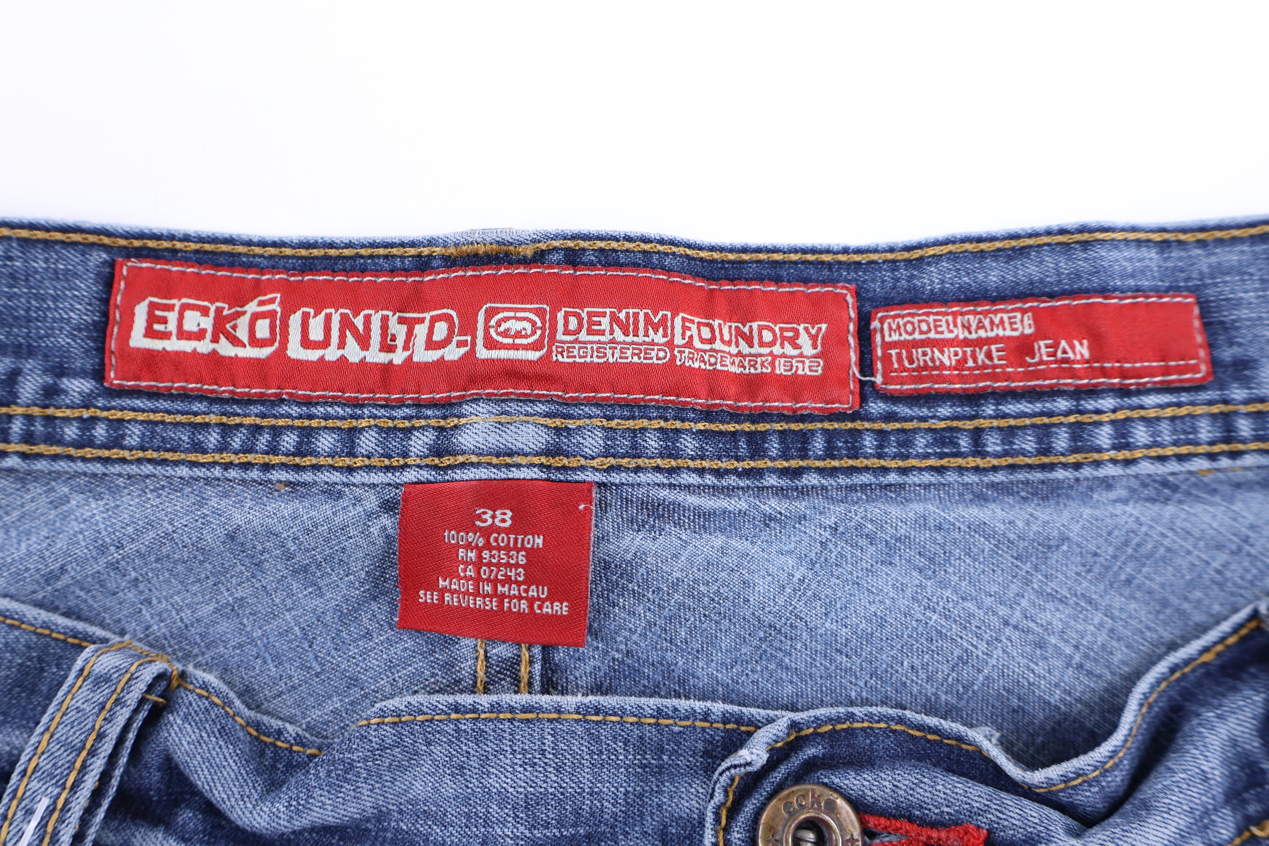 Y2K Ecko Unltd Dark Wash Denim Jeans - Pants - Thrifted Threads