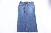 Y2K Ecko Unltd Dark Wash Denim Jeans - Pants - Thrifted Threads