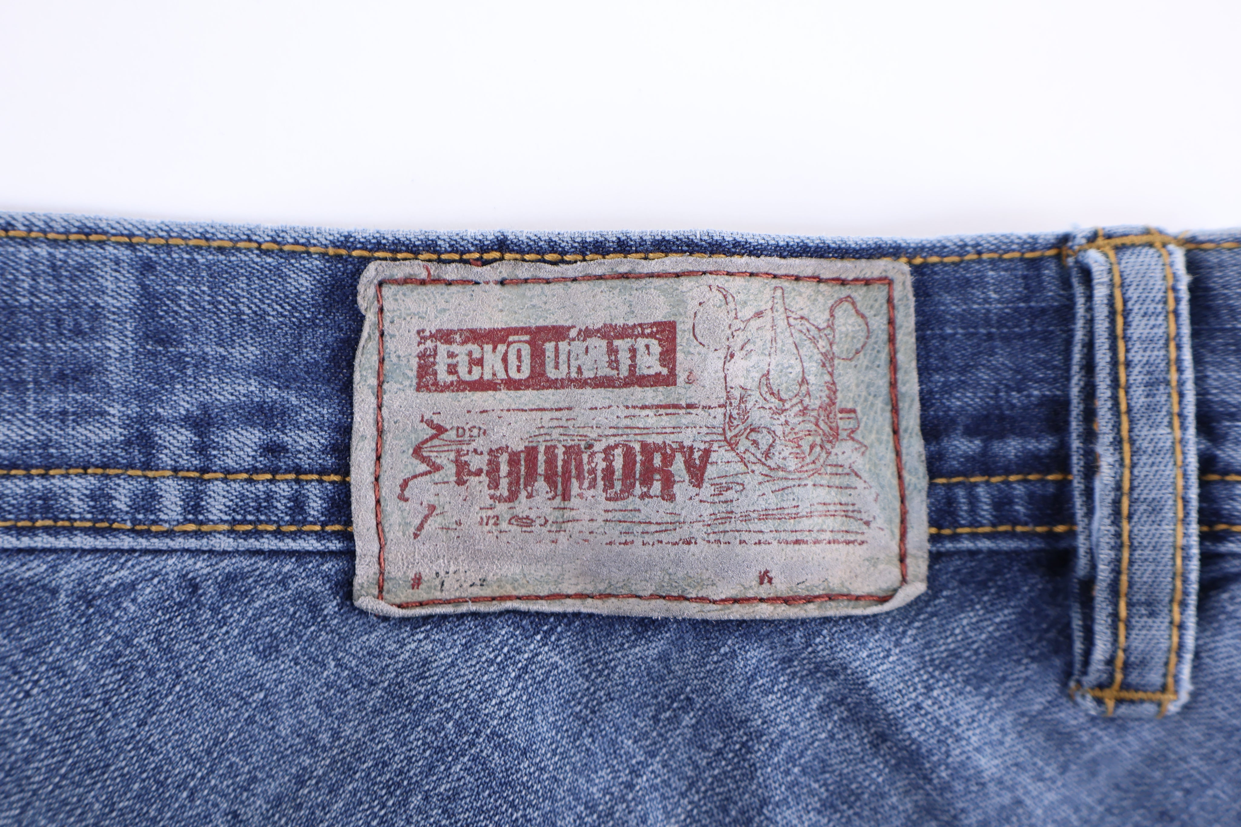 Y2K Ecko Unltd Dark Wash Denim Jeans - Pants - Thrifted Threads