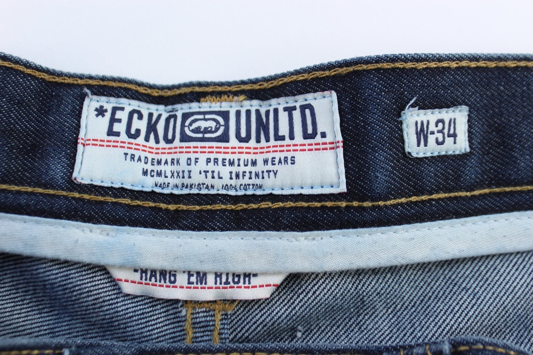 Y2K Ecko Unltd Dark Wash Denim Shorts - Pants/Shorts - Thrifted Threads