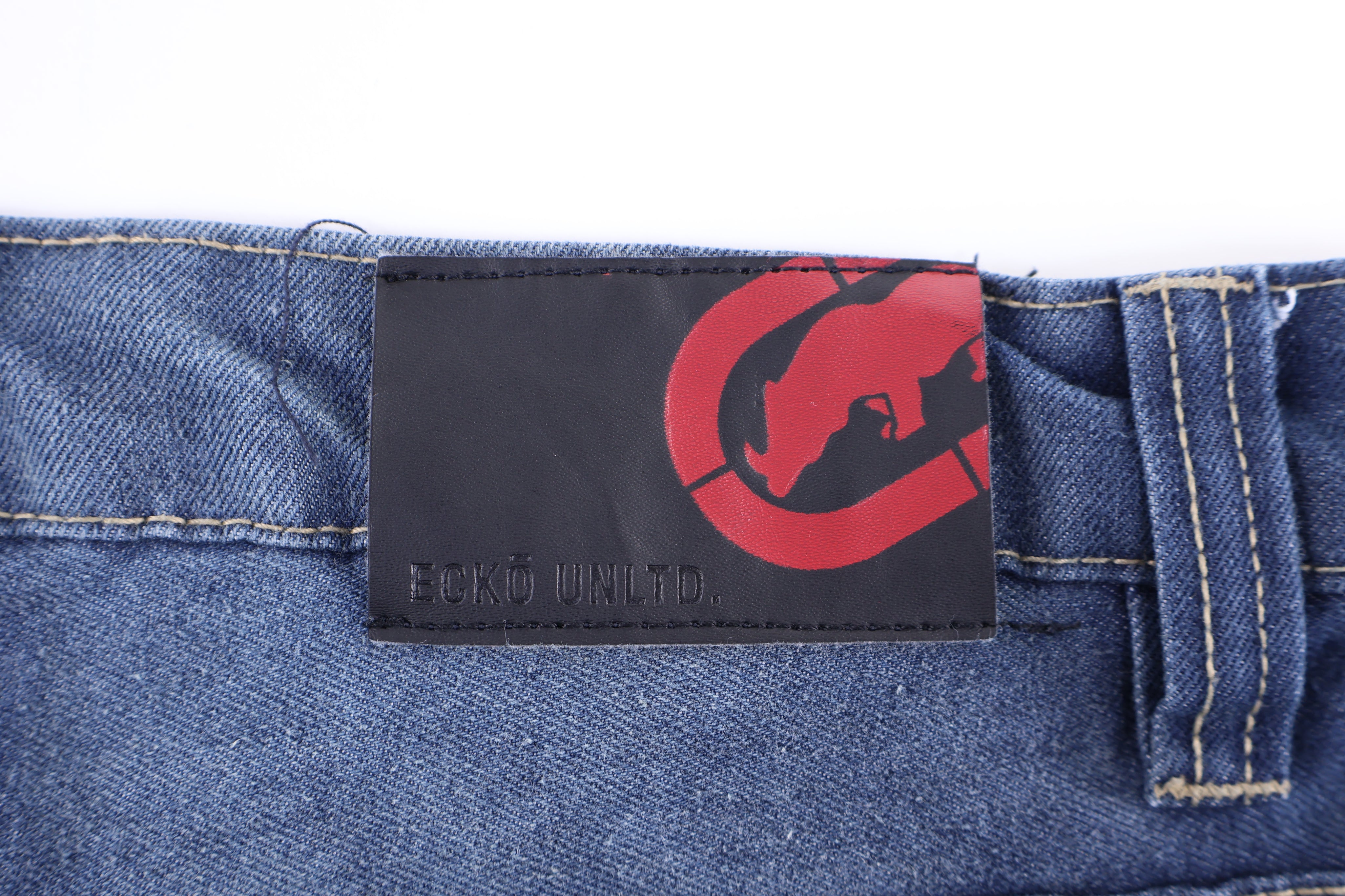 Y2K Ecko Unltd Dark Wash Denim Shorts - Pants/Shorts - Thrifted Threads