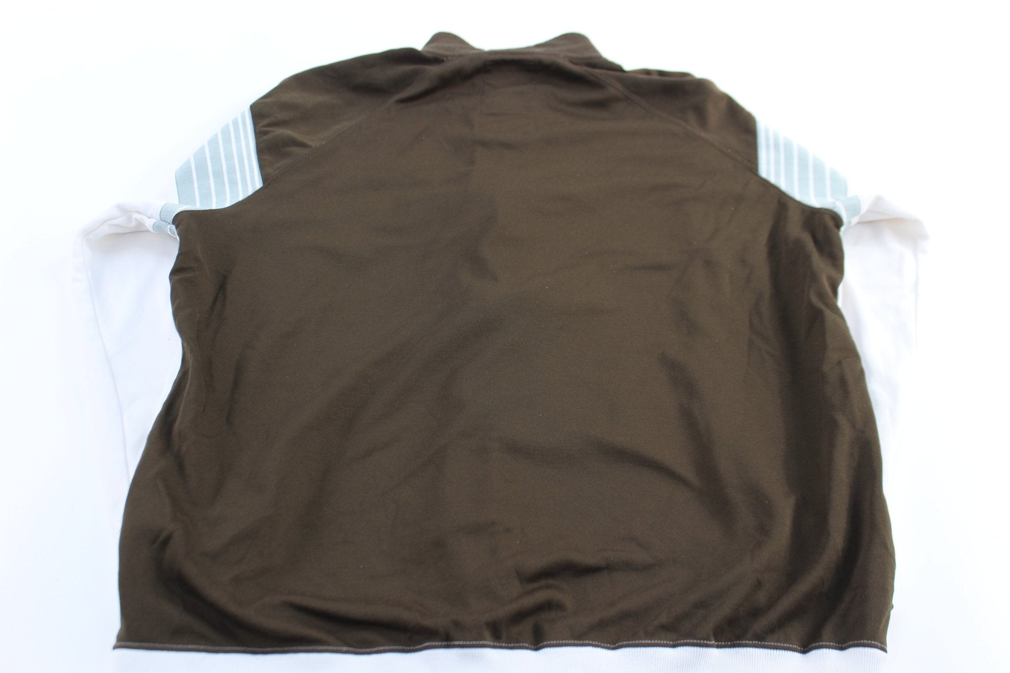 Y2K Ecko Unltd. Embroidered Brown, Green, & White Track Jacket - Jackets - Thrifted Threads