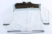 Y2K Ecko Unltd. Embroidered Brown, Green, & White Track Jacket - Jackets - Thrifted Threads