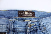 Y2K Ecko Unltd. Embroidered Denim Jeans - ThriftedThreads.com