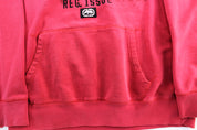 Y2K Ecko Unltd. Embroidered Red Pullover Hoodie - ThriftedThreads.com