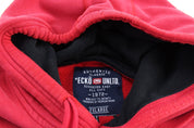 Y2K Ecko Unltd. Embroidered Red Pullover Hoodie - ThriftedThreads.com