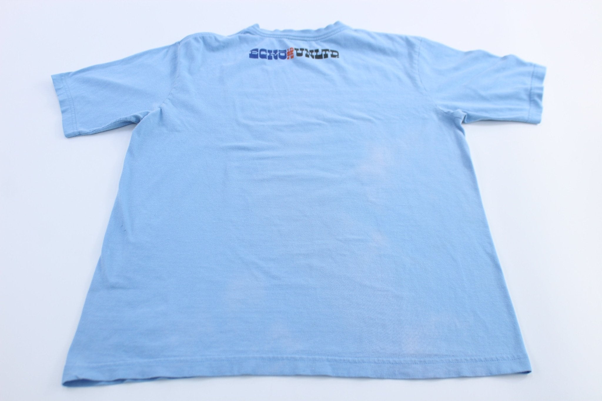 Y2K Ecko Unltd. Logo Blue Classic T-Shirt - ThriftedThreads.com
