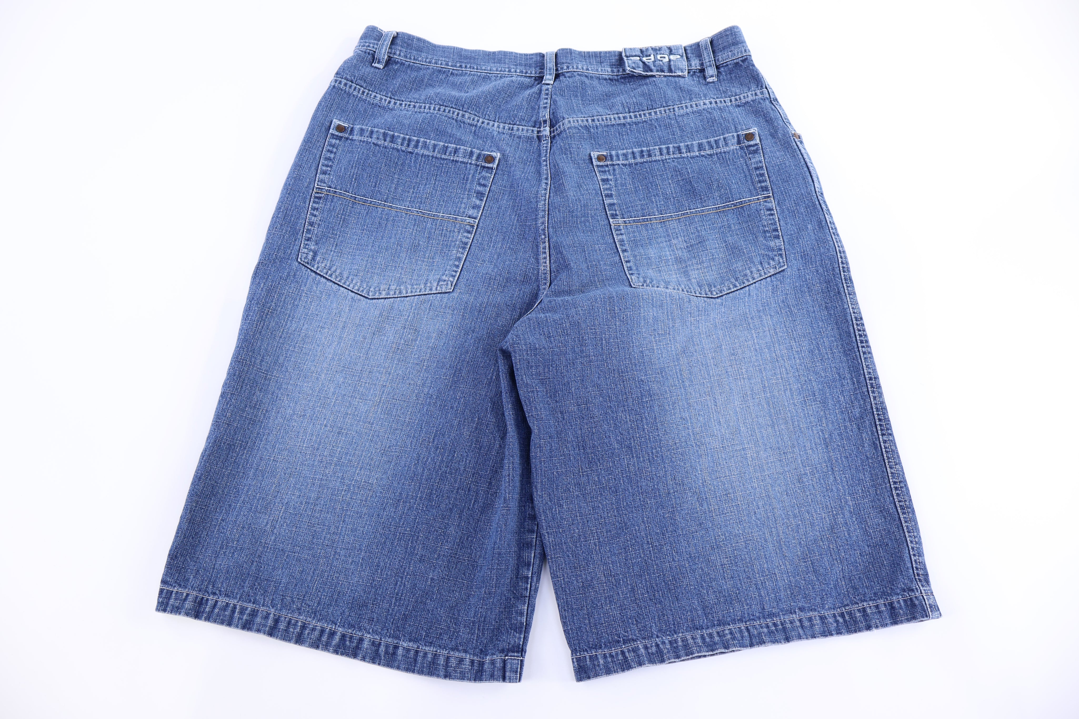 Y2K Edge Blue Denim Shorts - Pants/Shorts - Thrifted Threads