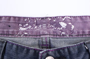 Y2K Embroidered Dark Wash Denim shorts - Pants/Shorts - Thrifted Threads