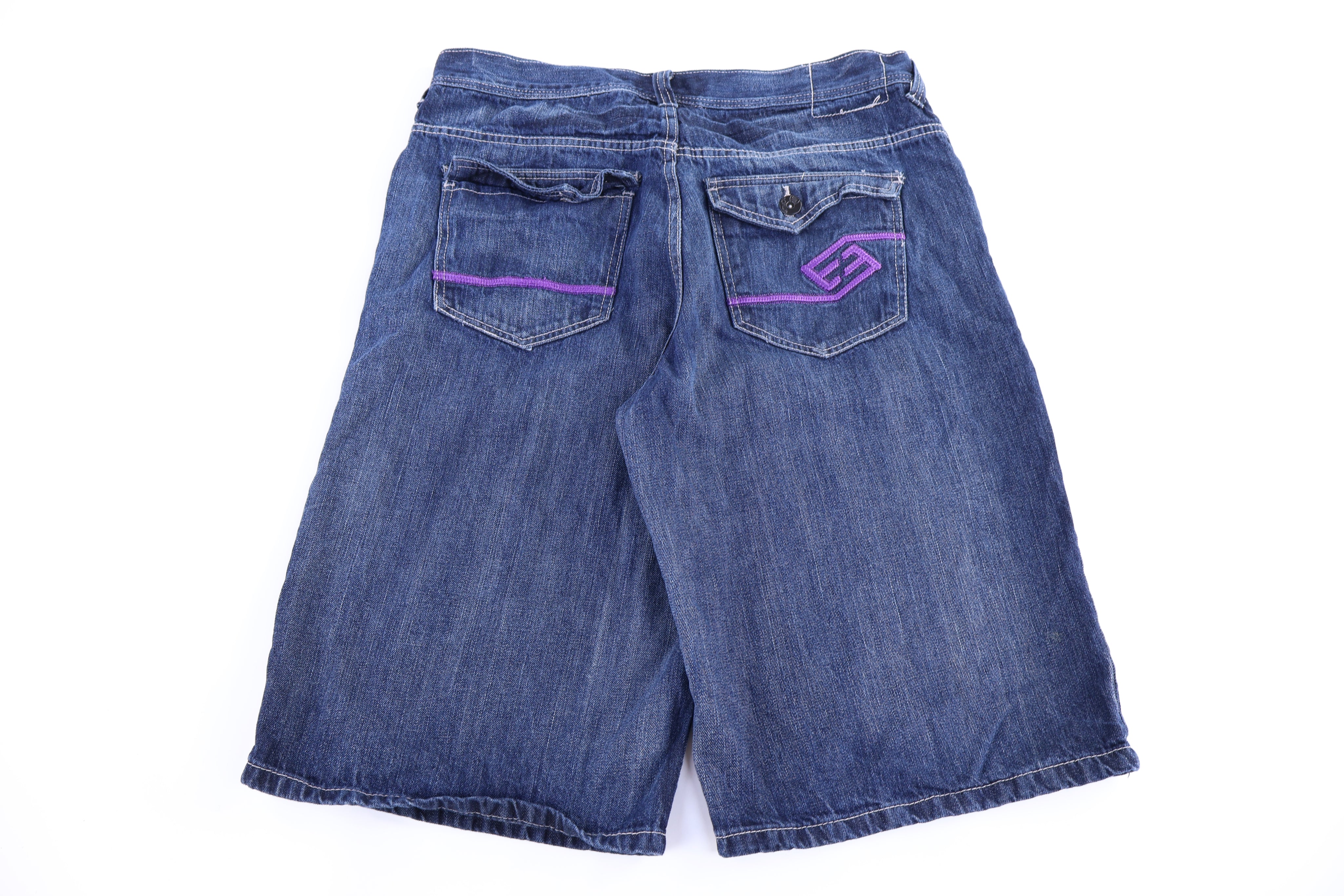 Y2K Enyce Dark Wash Denim Shorts - Pants/Shorts - Thrifted Threads