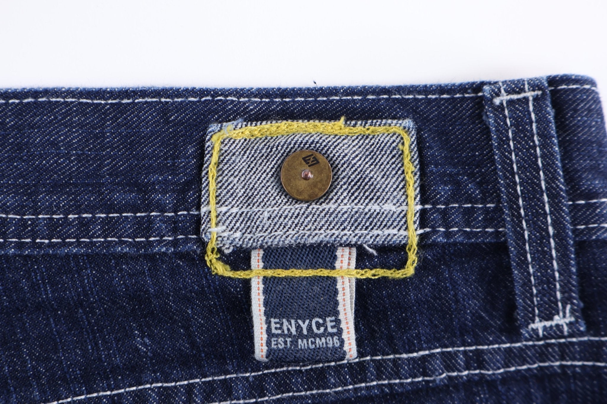 Y2K Enyce Dark Wash Denim Shorts - Pants/Shorts - Thrifted Threads