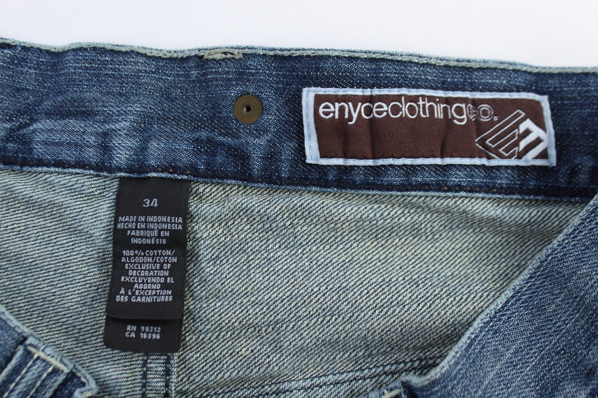 Y2K Enyce Dark Wash Denim Shorts - Pants/Shorts - Thrifted Threads