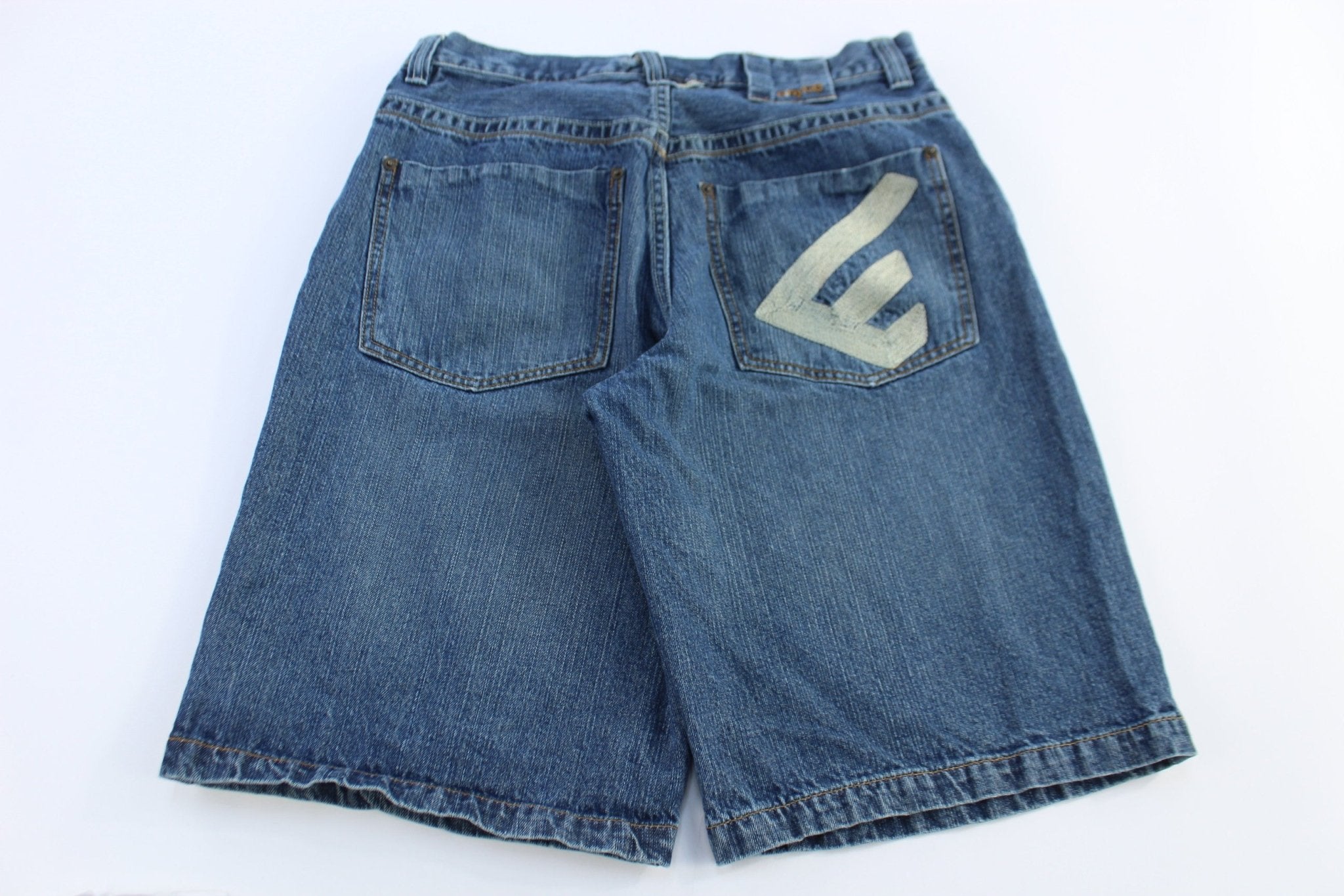 Y2K Enyce Dark Wash Denim Shorts - Pants/Shorts - Thrifted Threads