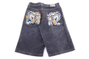Y2K Era Jeans Dark Wash Denim Shorts - Pants/Shorts - Thrifted Threads