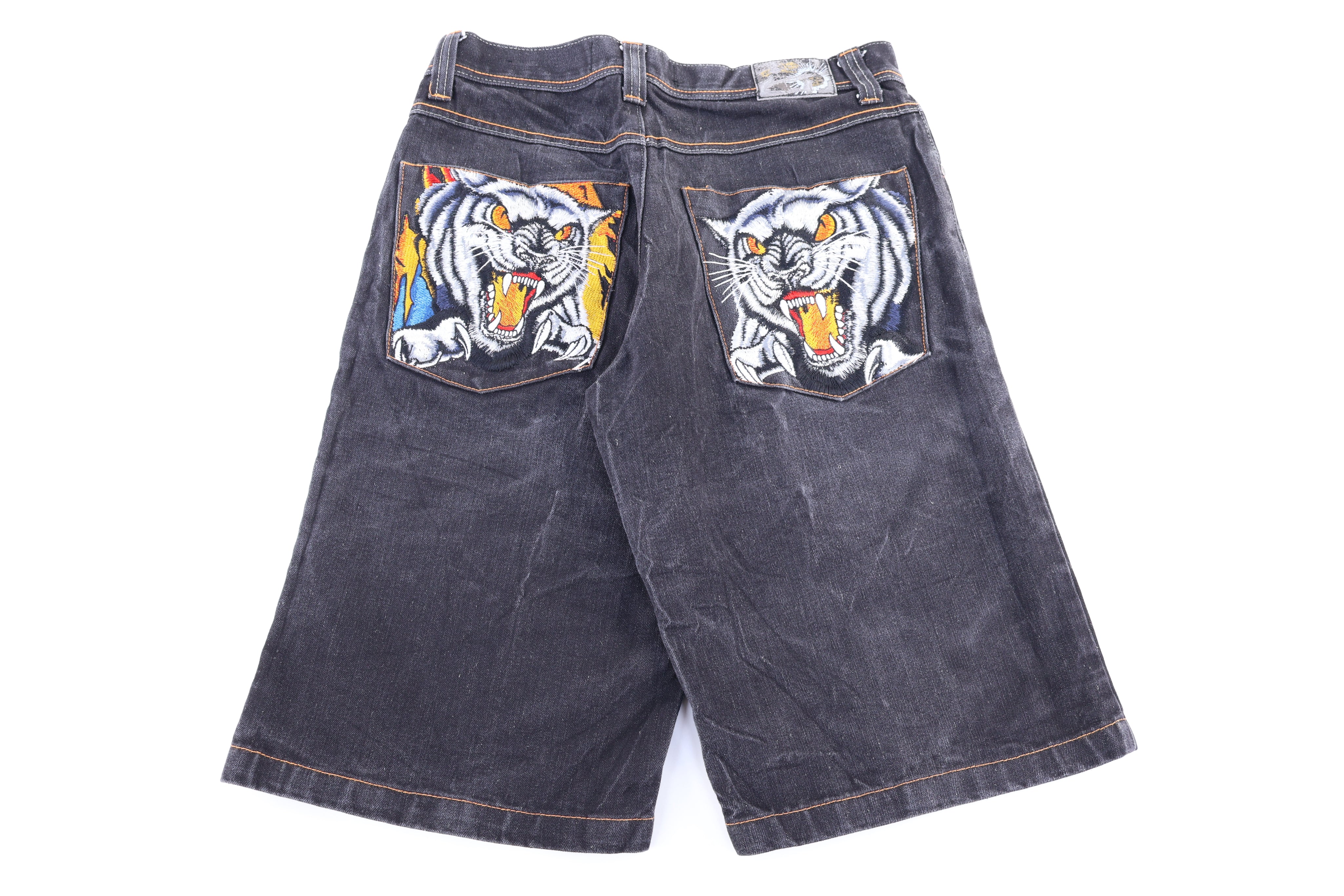 Y2K Era Jeans Dark Wash Denim Shorts - Pants/Shorts - Thrifted Threads