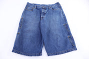 Y2K Evisu Multi Pocket Baggy Denim Shorts - Pants/Shorts - Thrifted Threads