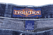 Y2K Evolution Dark Wash Denim Shorts - Pants/Shorts - Thrifted Threads