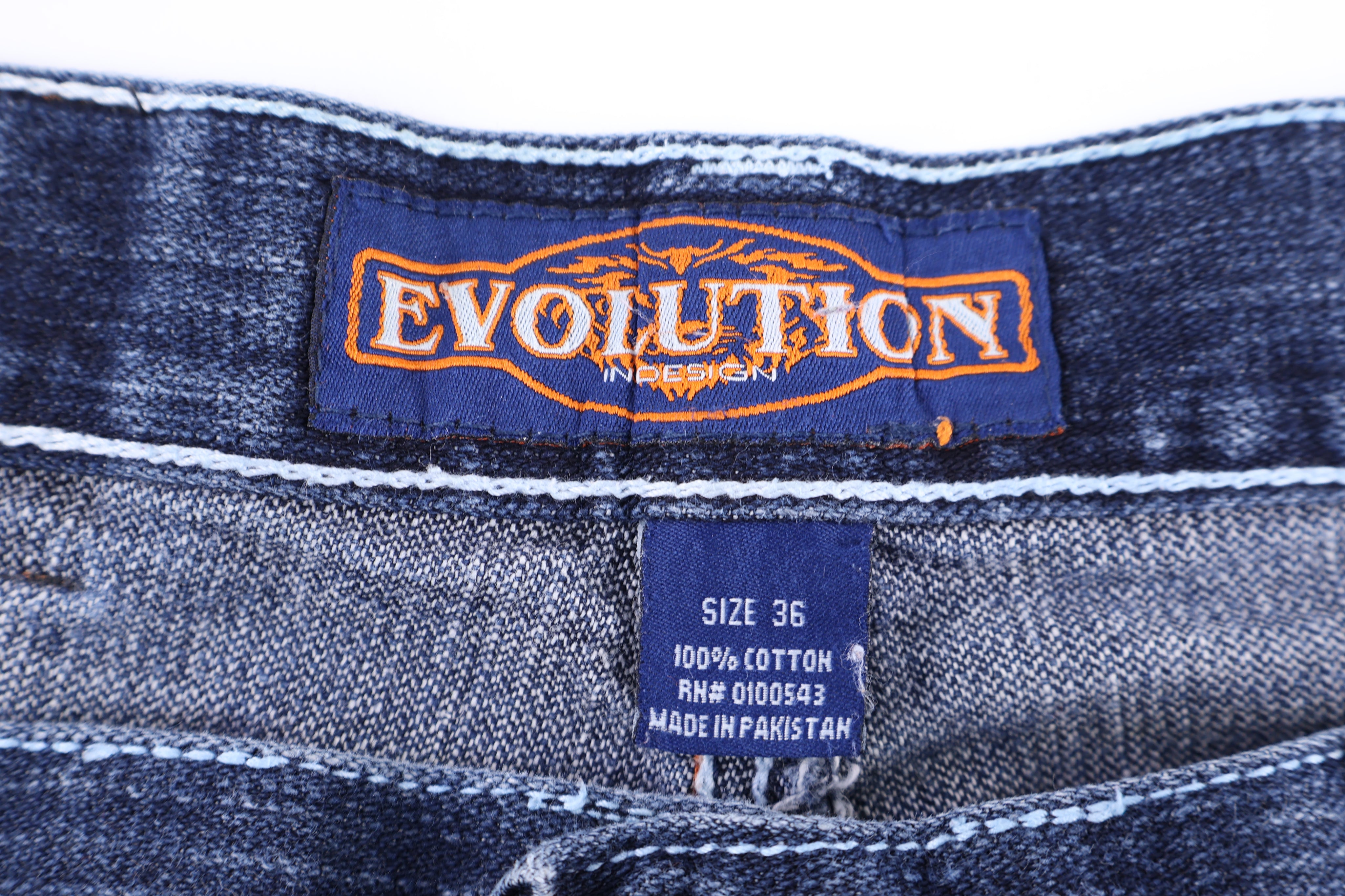 Y2K Evolution Dark Wash Denim Shorts - Pants/Shorts - Thrifted Threads