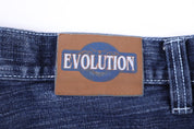 Y2K Evolution Dark Wash Denim Shorts - Pants/Shorts - Thrifted Threads