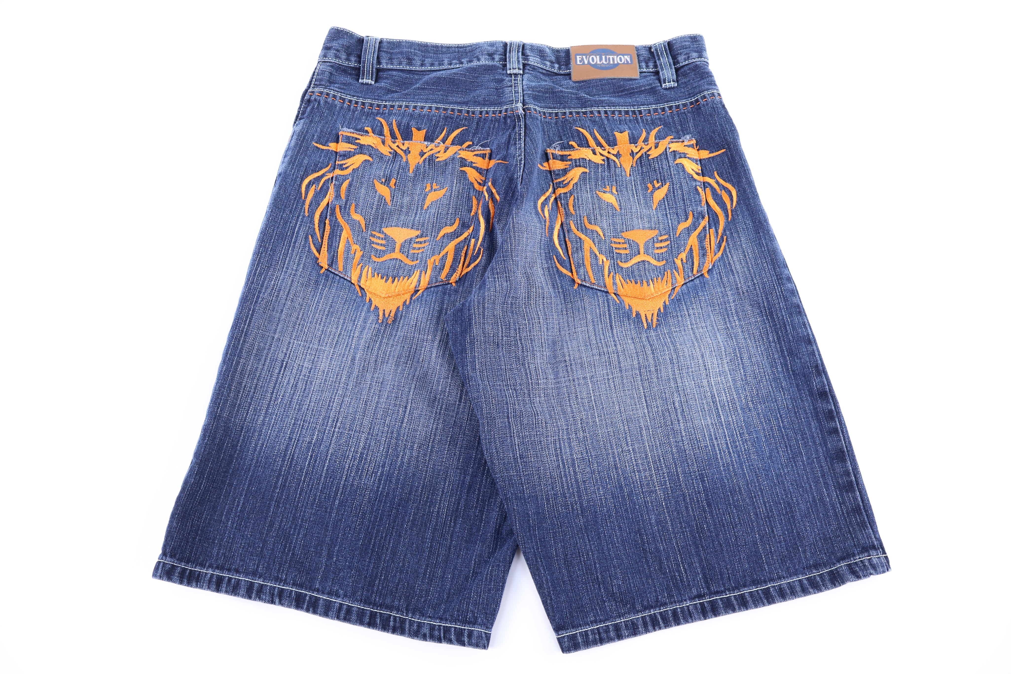 Y2K Evolution Dark Wash Denim Shorts - Pants/Shorts - Thrifted Threads
