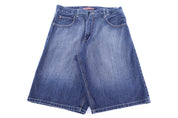 Y2K Evolution Dark Wash Denim Shorts - Pants/Shorts - Thrifted Threads