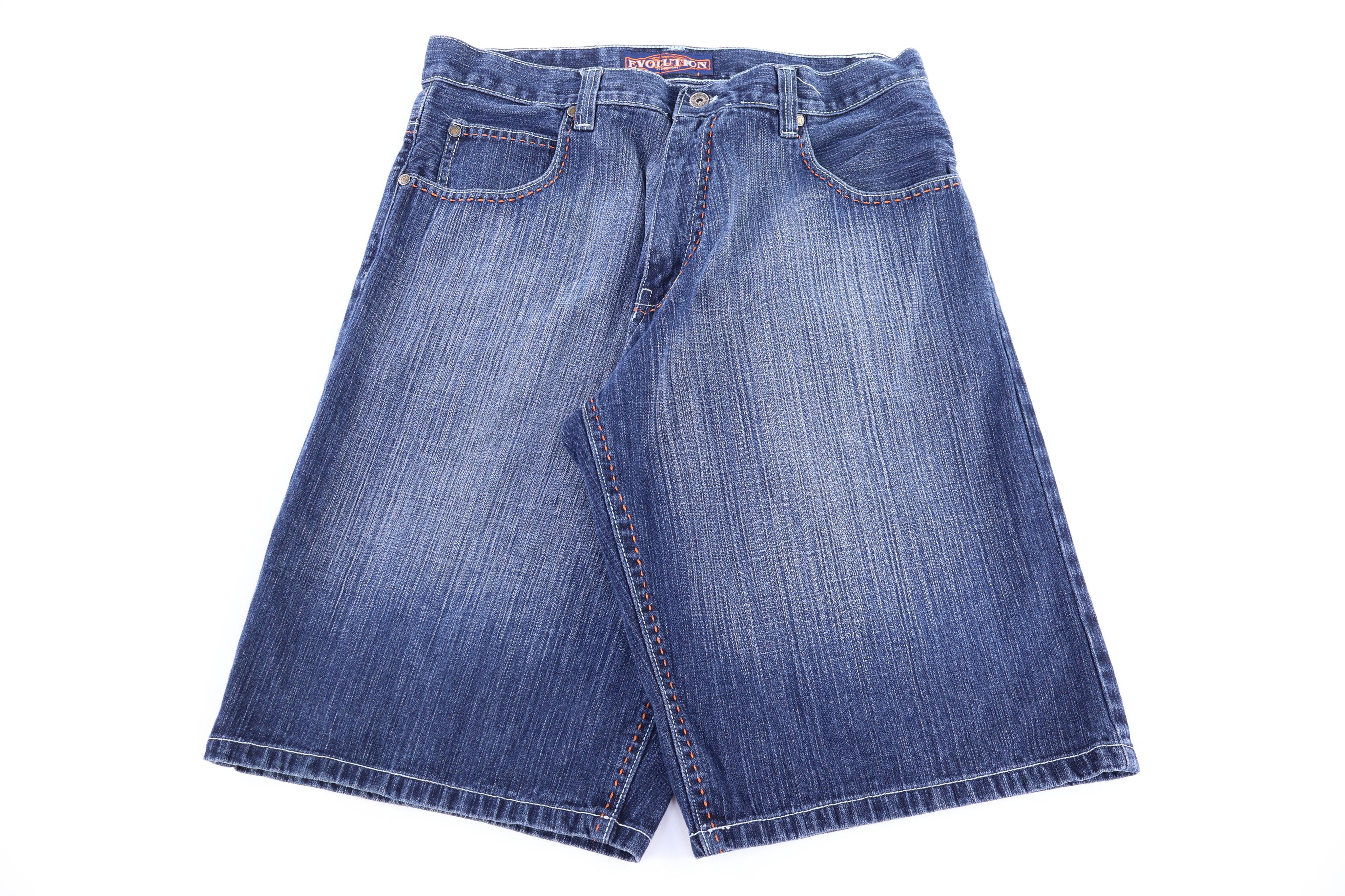 Y2K Evolution Dark Wash Denim Shorts - Pants/Shorts - Thrifted Threads