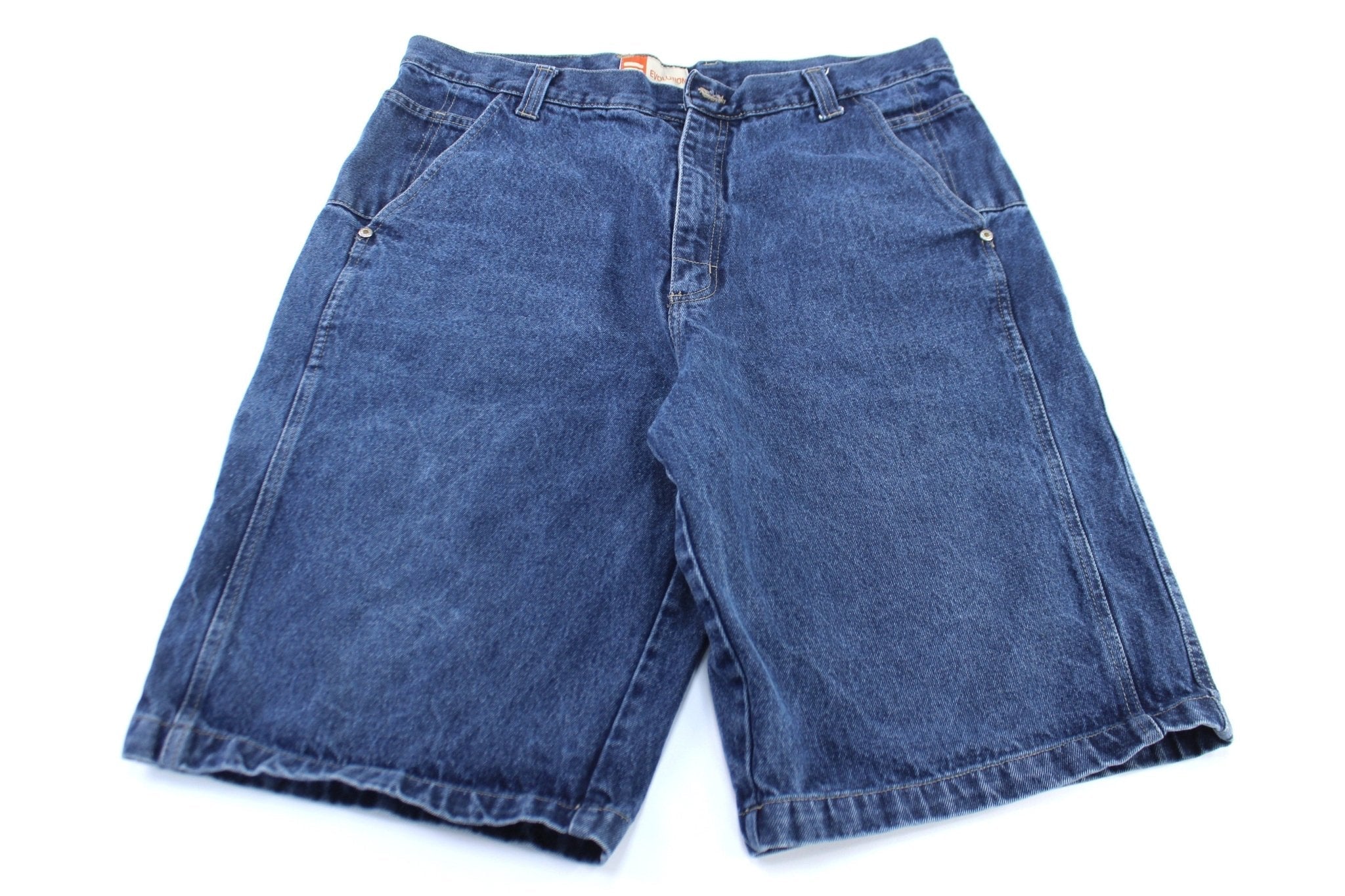 Y2K Evolution Denim Shorts - Pants/Shorts - Thrifted Threads