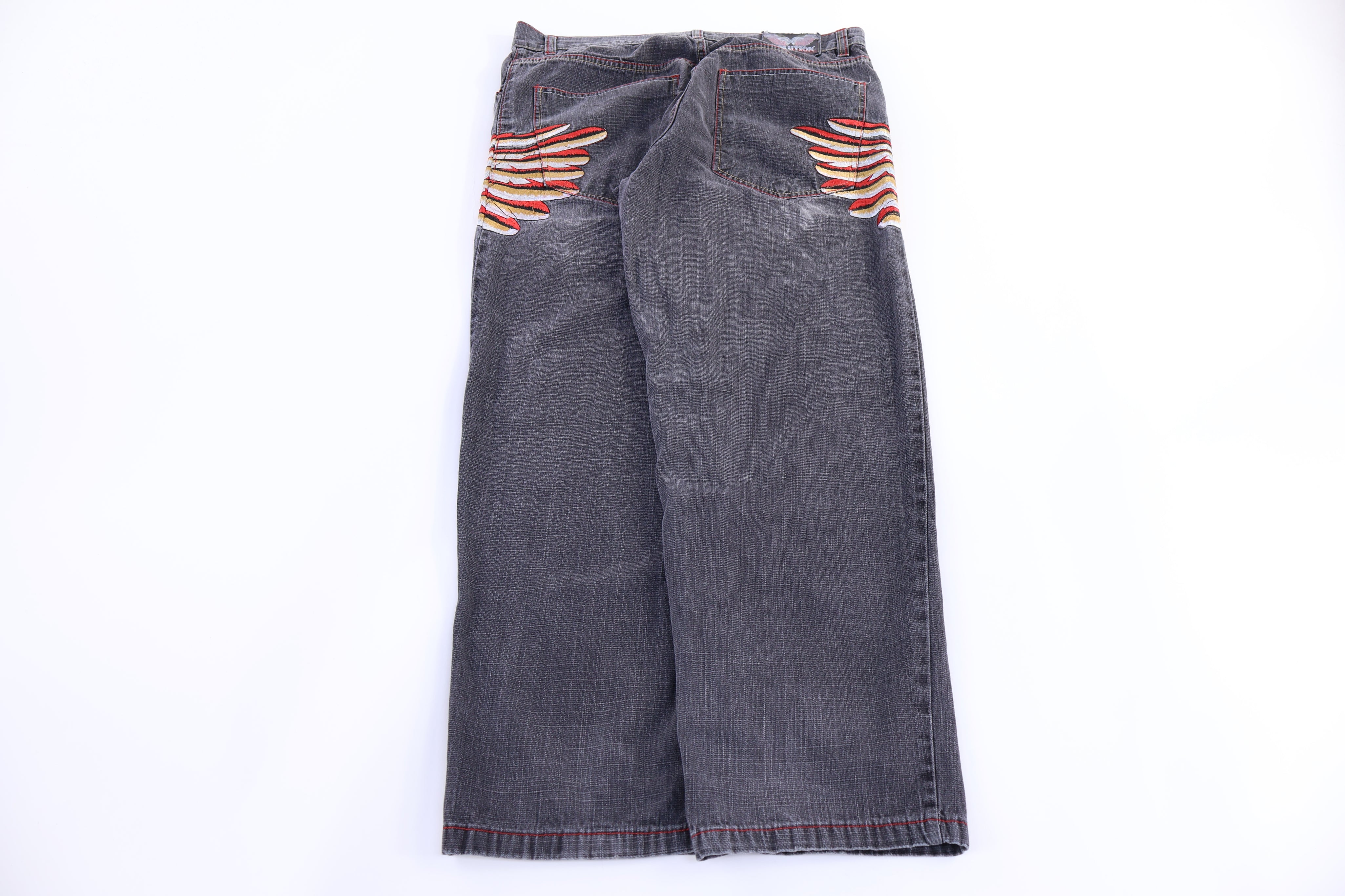 Y2K Evolution Embroidered Denim Jeans - Pants/Shorts - Thrifted Threads