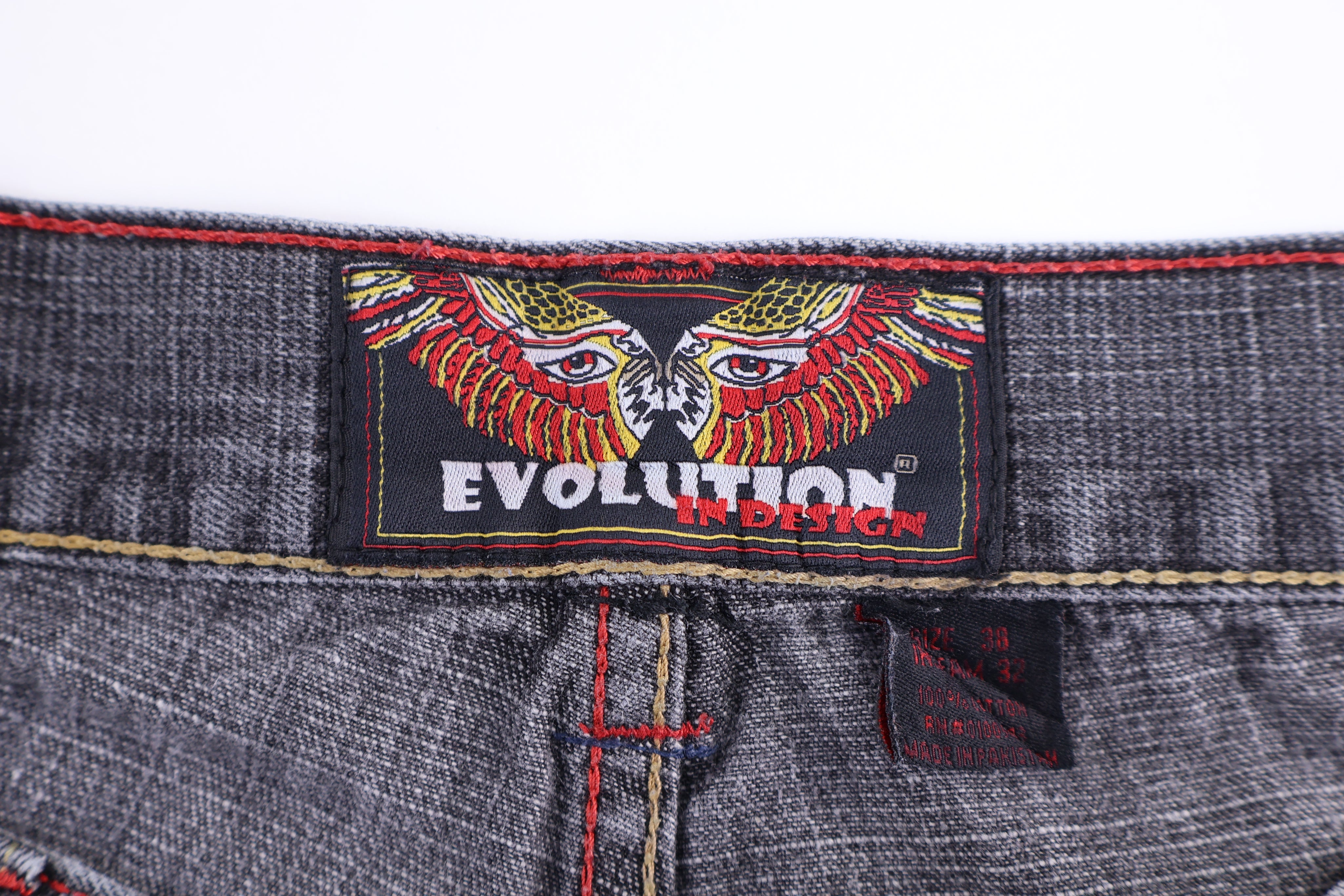 Y2K Evolution Embroidered Denim Jeans - Pants/Shorts - Thrifted Threads