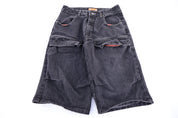 Y2K EXA Dark Wash Baggy Denim Shorts - Pants/Shorts - Thrifted Threads
