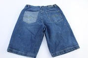 Y2K Fubu Dark Wash Denim Shorts - Pants/Shorts - Thrifted Threads