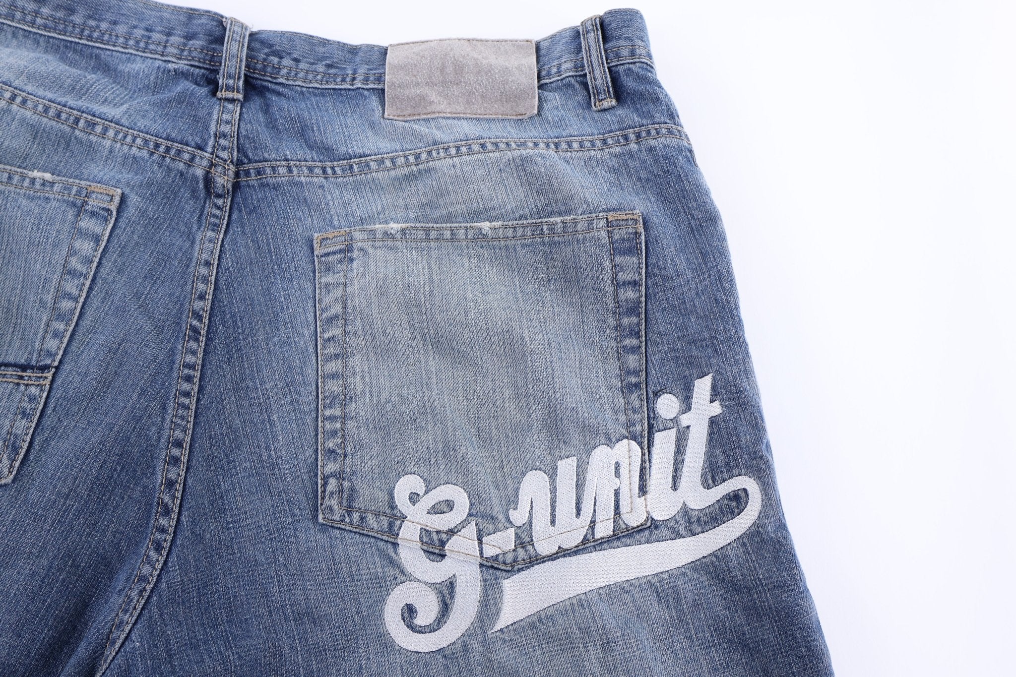 Y2K G Unit Medium Wash Denim Jeans - Pants/Shorts - Thrifted Threads