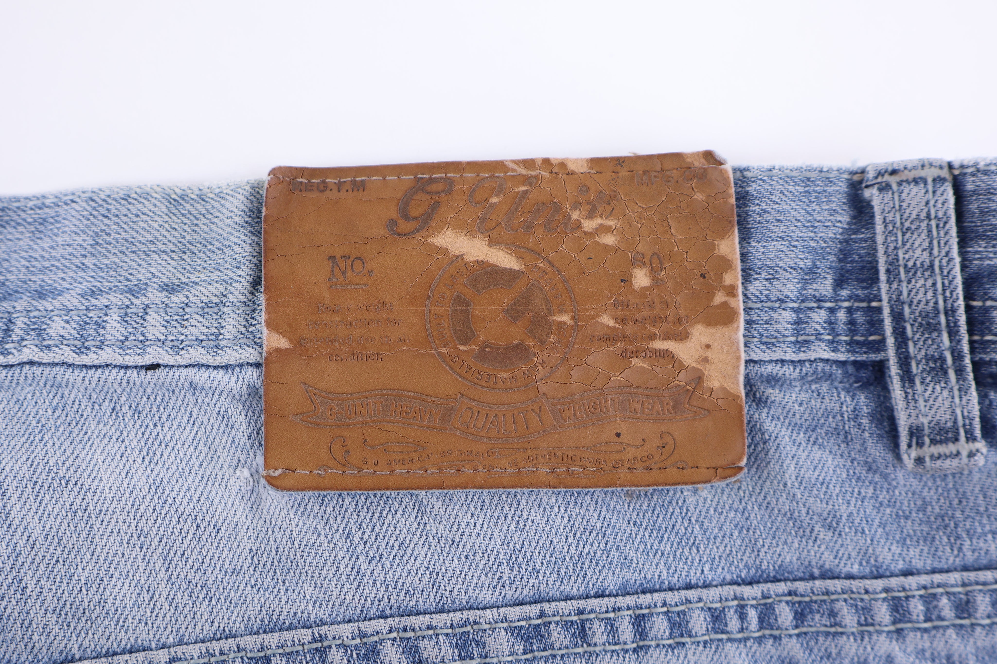 Y2K G Unit Medium Wash Denim Shorts - Pants/Shorts - Thrifted Threads