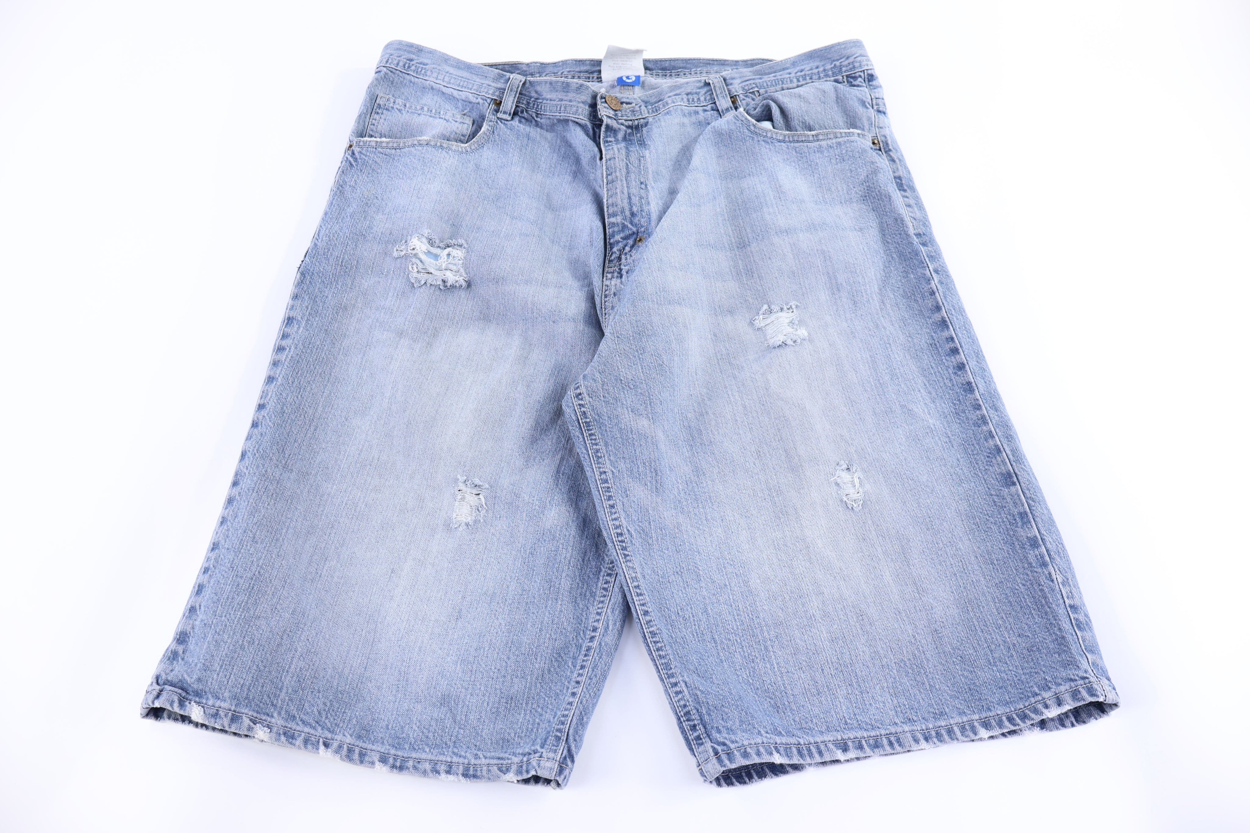 Y2K G Unit Medium Wash Denim Shorts - Pants/Shorts - Thrifted Threads