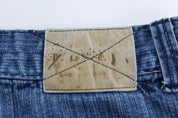 Y2K Godbody Medium Wash Denim Shorts - Pants/Shorts - Thrifted Threads