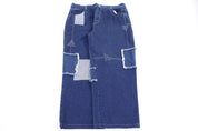 Y2K Hip Hop History Dark Wash Denim Jeans - Pants/Shorts - Thrifted Threads