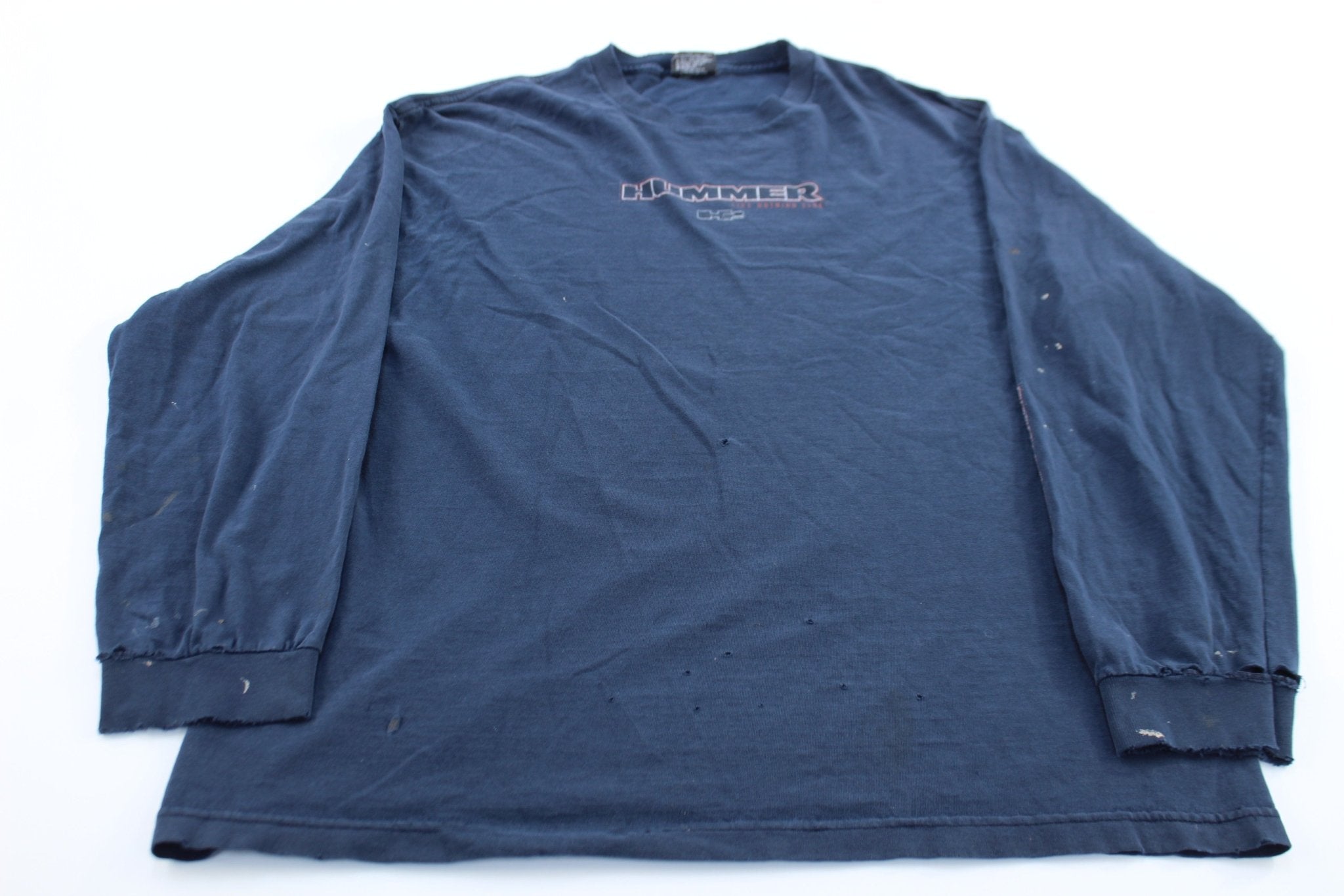 Y2K Hummer Graphic LS T-Shirt - ThriftedThreads.com