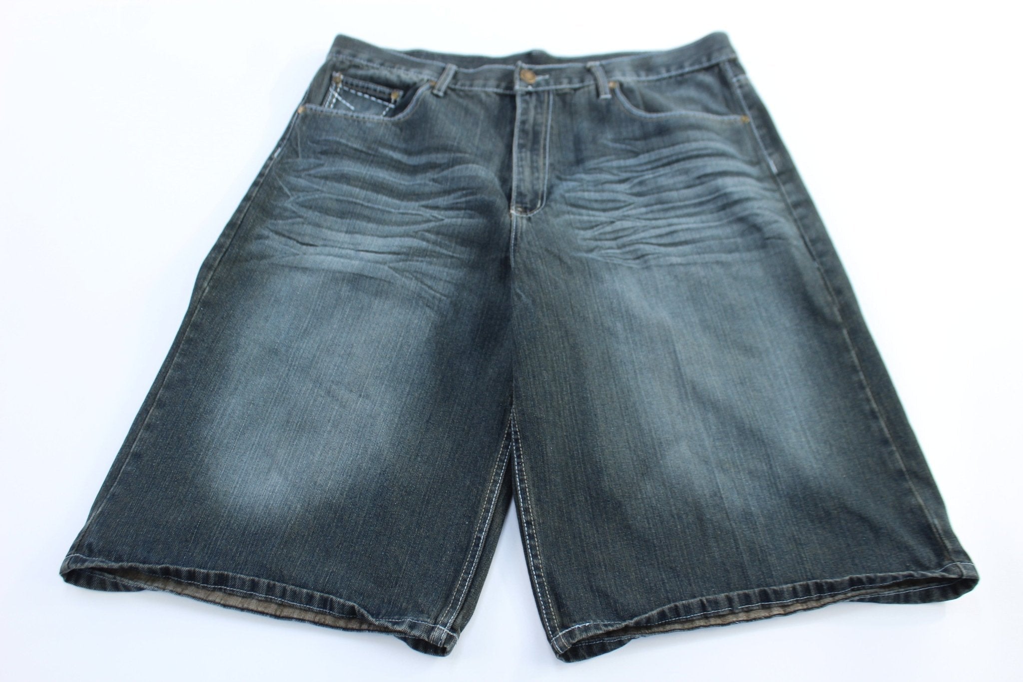 Y2K Indigo 30 Denim Shorts - Pants/Shorts - Thrifted Threads