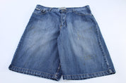 Y2K Indigo Dark Wash Denim Shorts - Pants/Shorts - Thrifted Threads