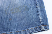 Y2K Indigo Dark Wash Denim Shorts - Pants/Shorts - Thrifted Threads
